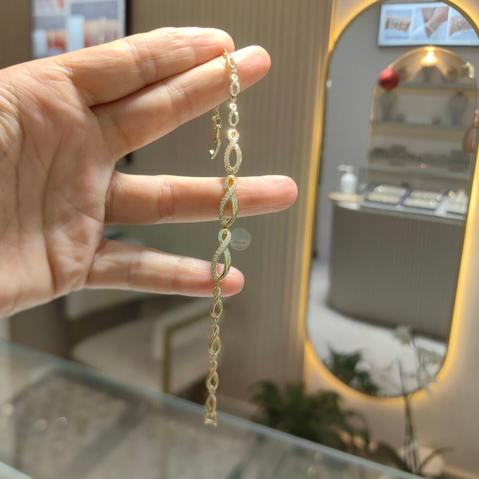 14K ALTIN KAPLAMA BİLEKLİK
