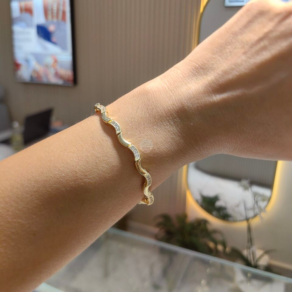 14K ALTIN KAPLAMA BİLEKLİK