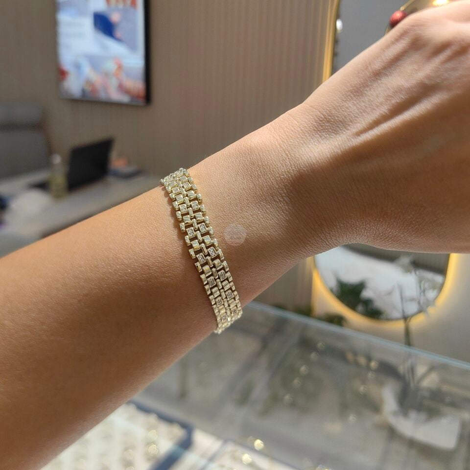 14K ALTIN KAPLAMA BİLEKLİK