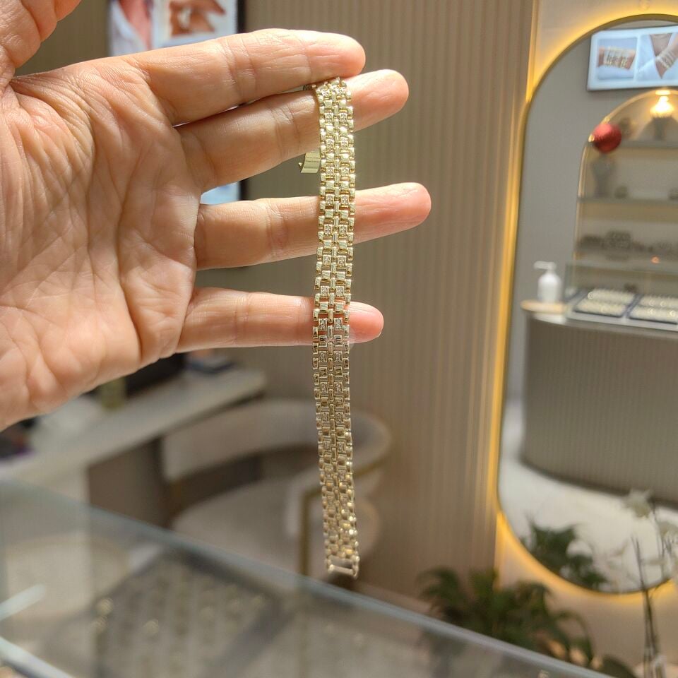 14K ALTIN KAPLAMA BİLEKLİK