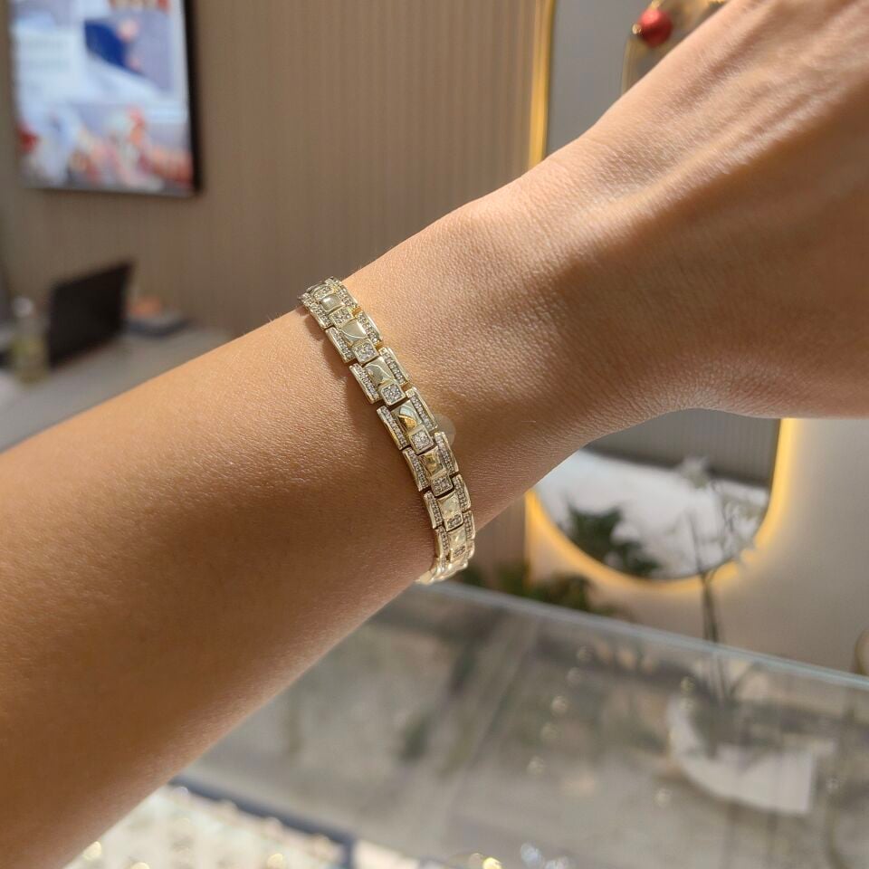 14K ALTIN KAPLAMA BİLEKLİK