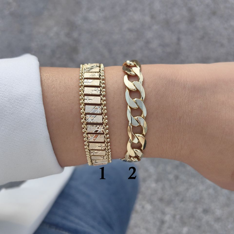 14 AYAR ALTIN KAPLAMA BİLEKLİK