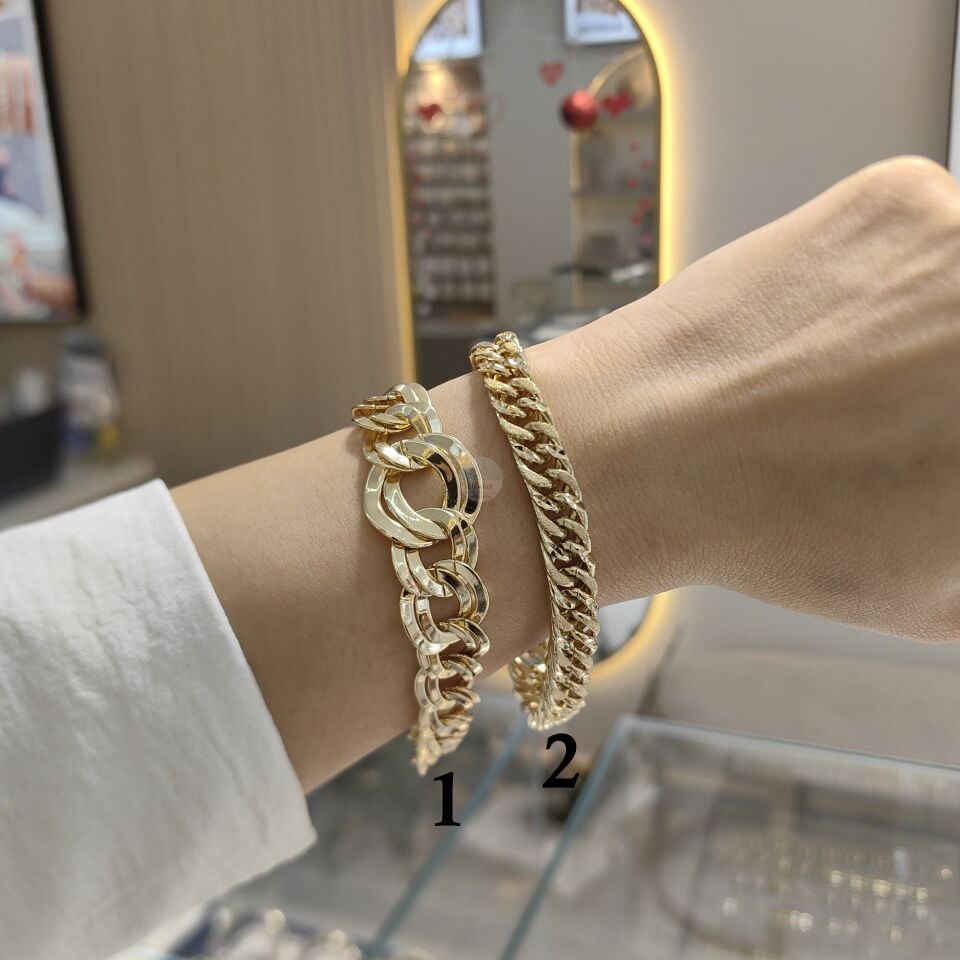 14K ALTIN KAPLAMA ETNİC BİLEKLİKLER