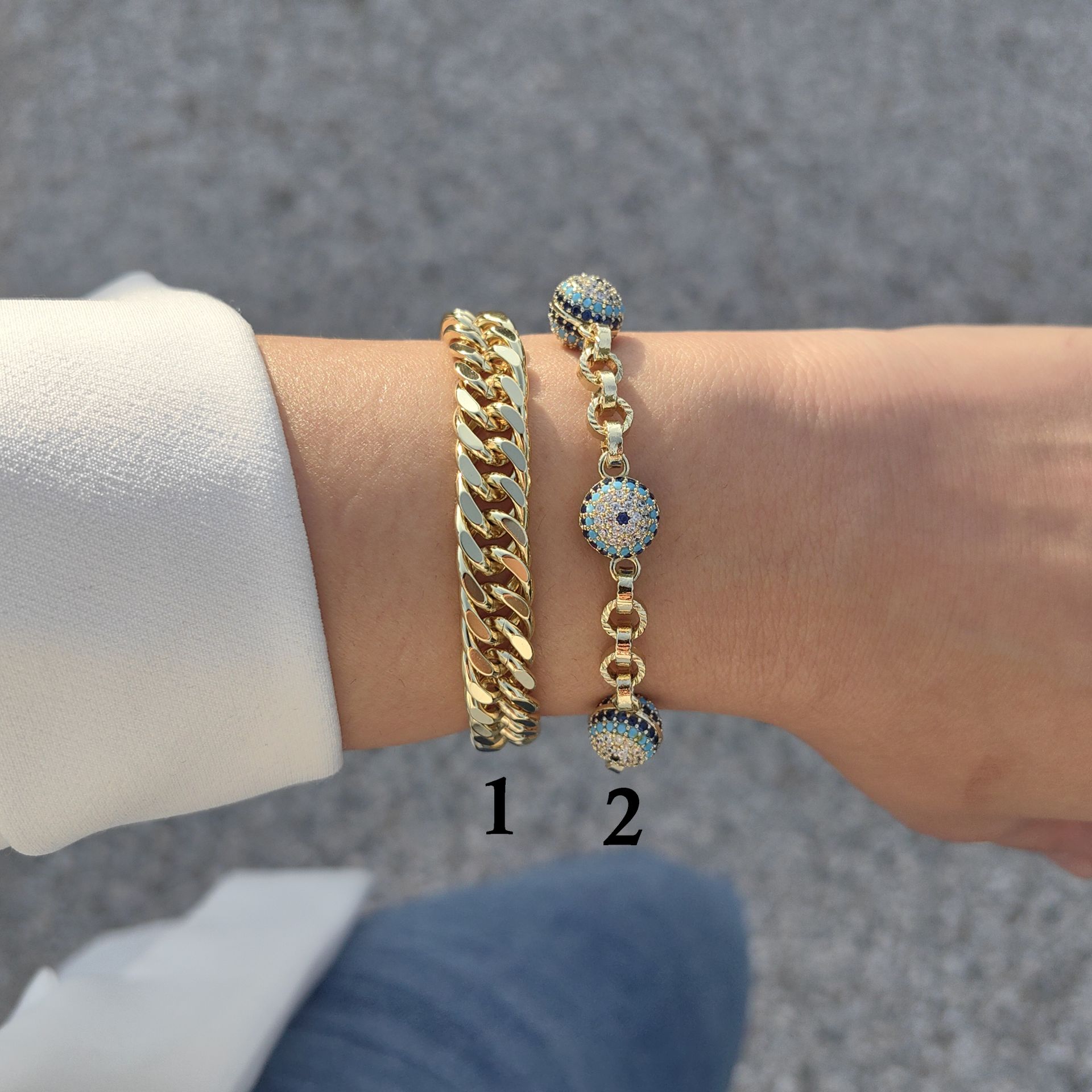 14 AYAR ALTIN KAPLAMA BİLEKLİKLER