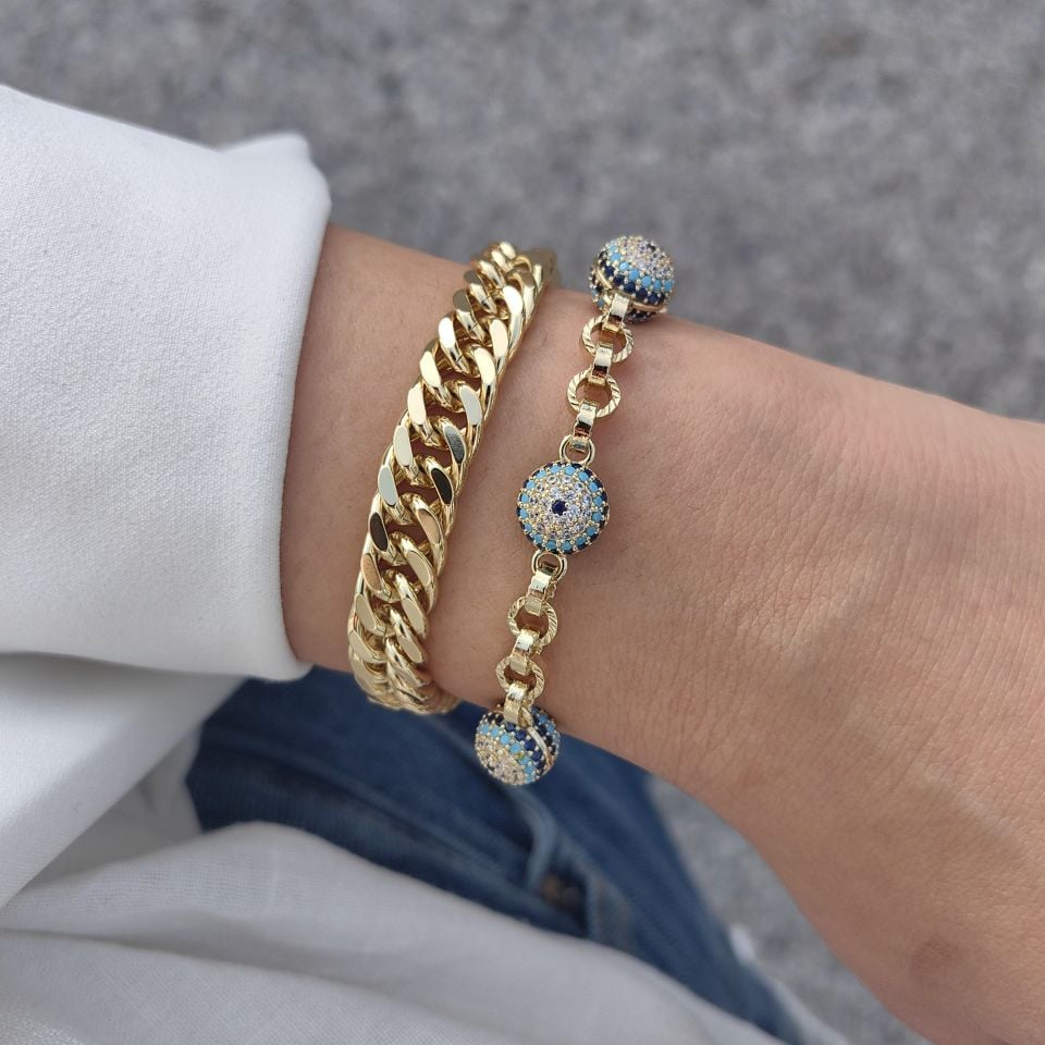 14 AYAR ALTIN KAPLAMA BİLEKLİKLER