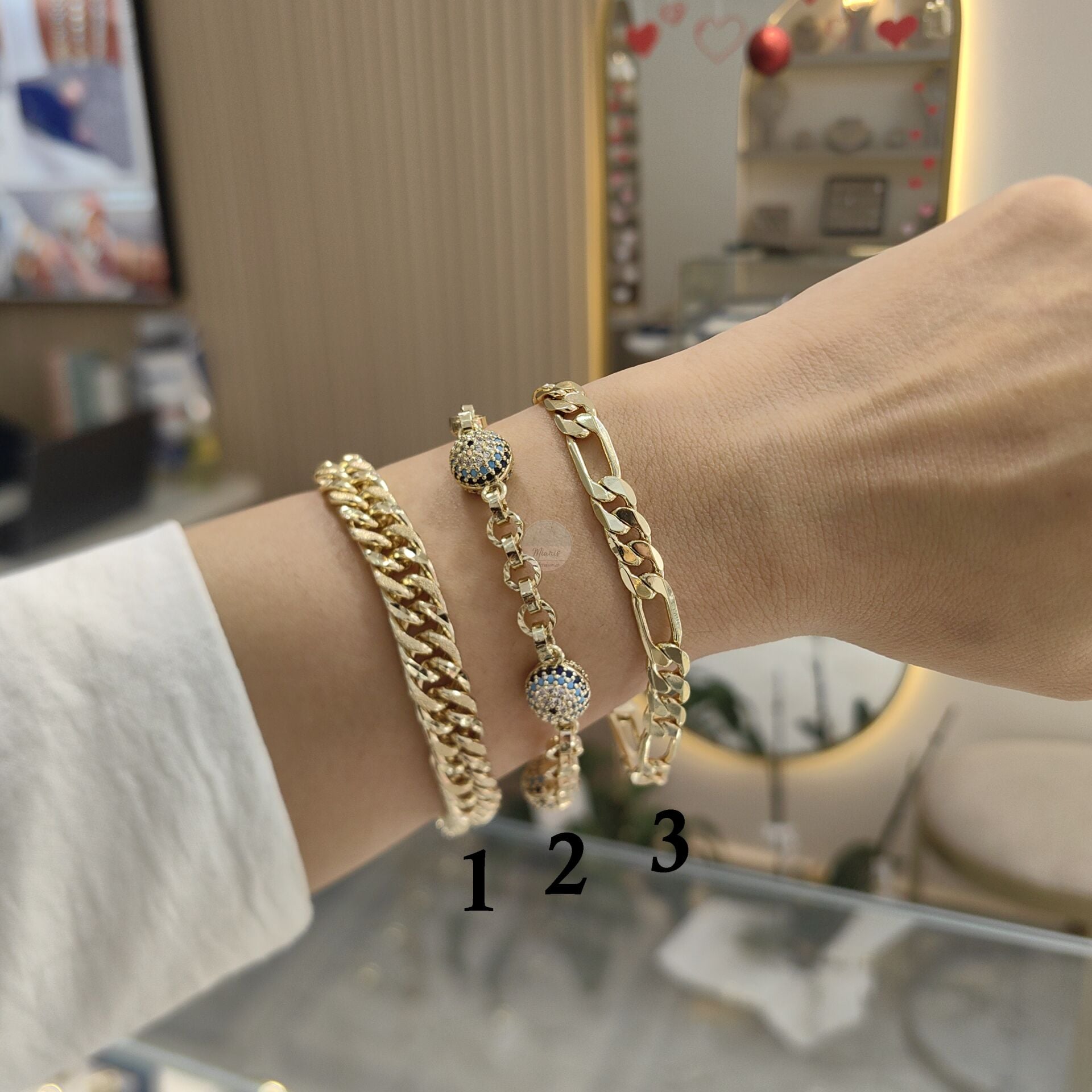 14K ALTIN KAPLAMA VİNTAGE BİLEKLİKLER