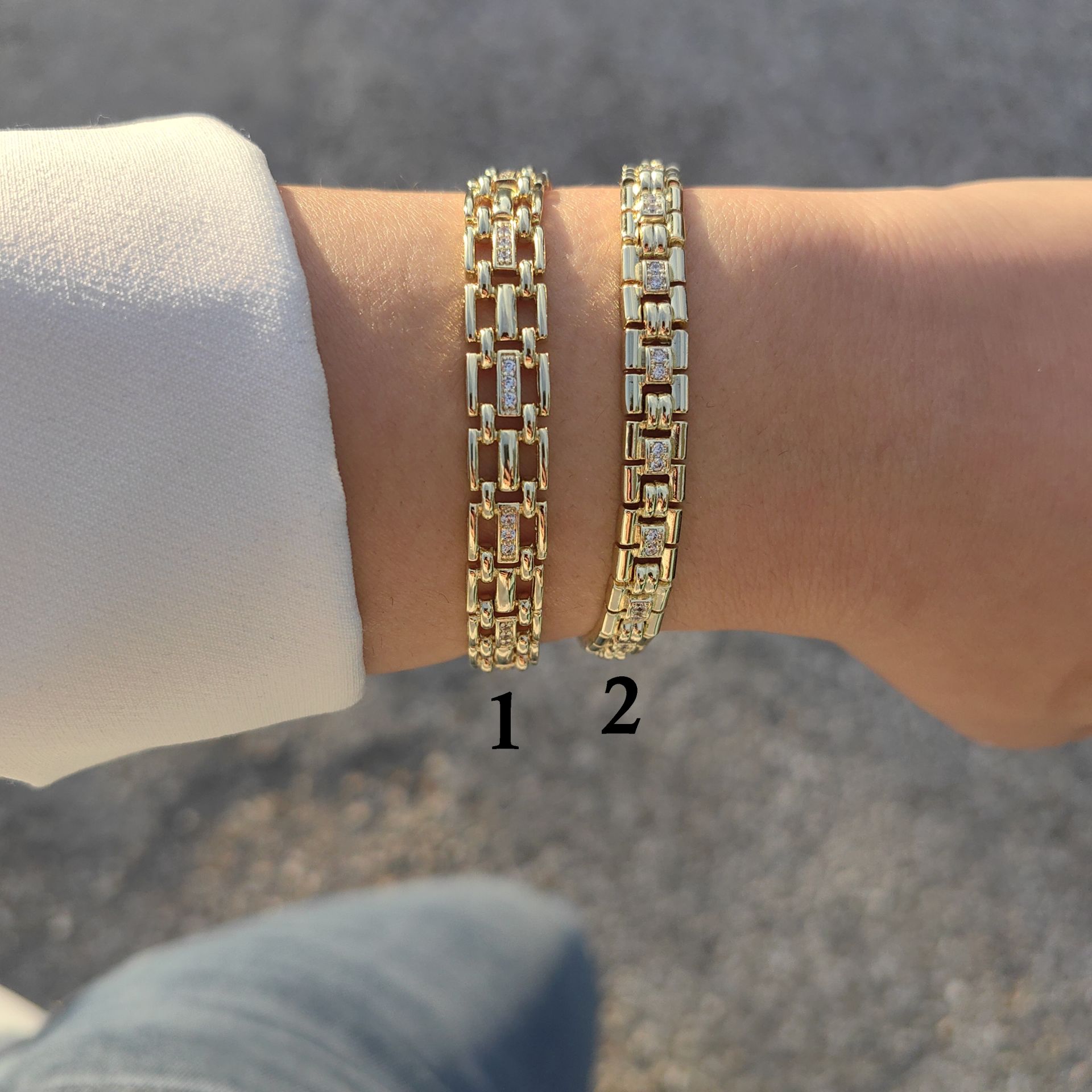 14 AYAR ALTIN KAPLAMA BİLEKLİKLER