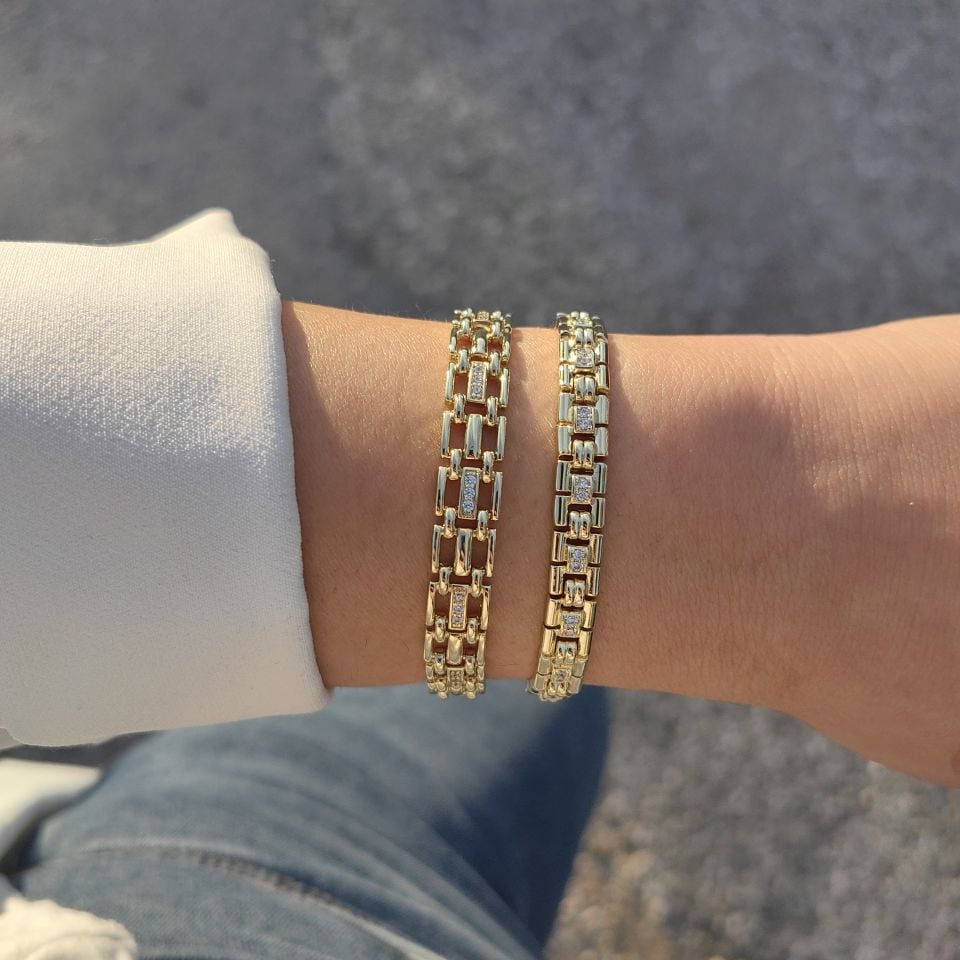 14 AYAR ALTIN KAPLAMA BİLEKLİKLER