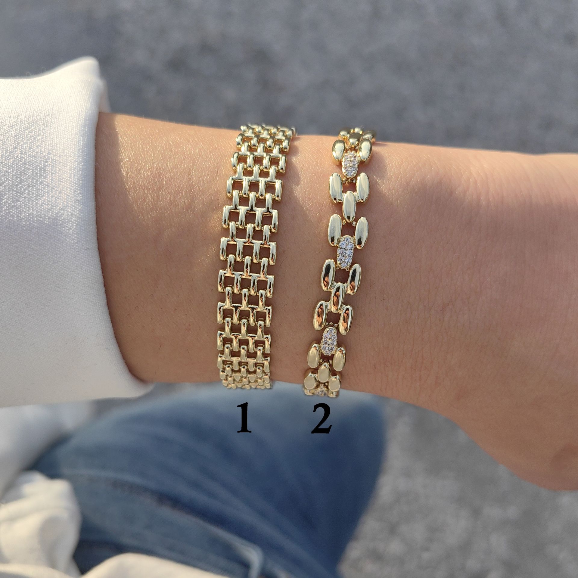 14 AYAR ALTIN KAPLAMA BİLEKLİKLER