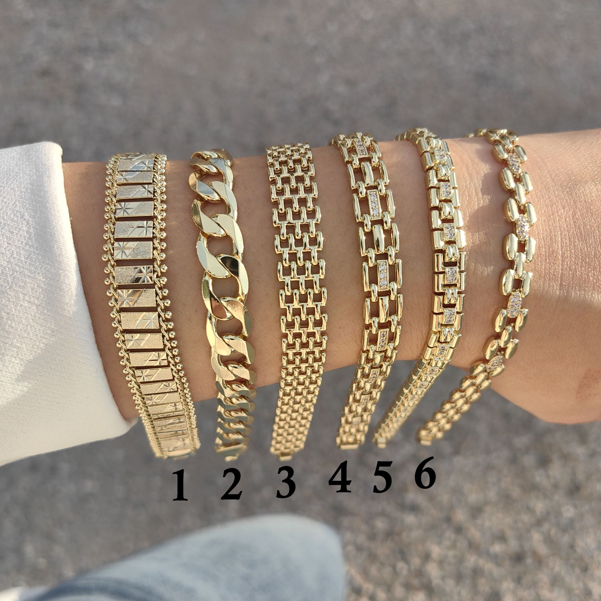 14 AYAR ALTIN KAPLAMA BİLEKLİKLER