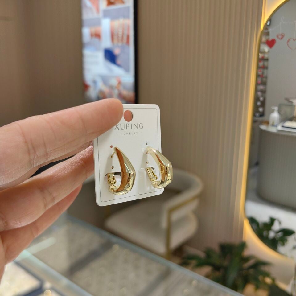 14K ALTIN KAPLAMA KÜPE