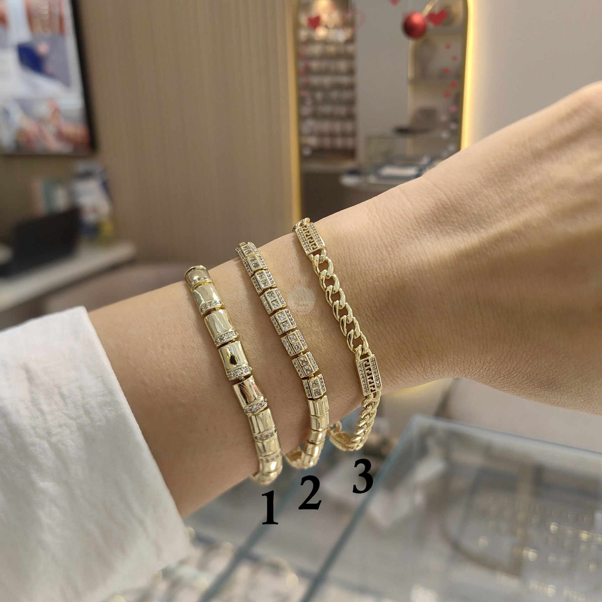 14K ALTIN KAPLAMA MARK BİLEKLİKLER