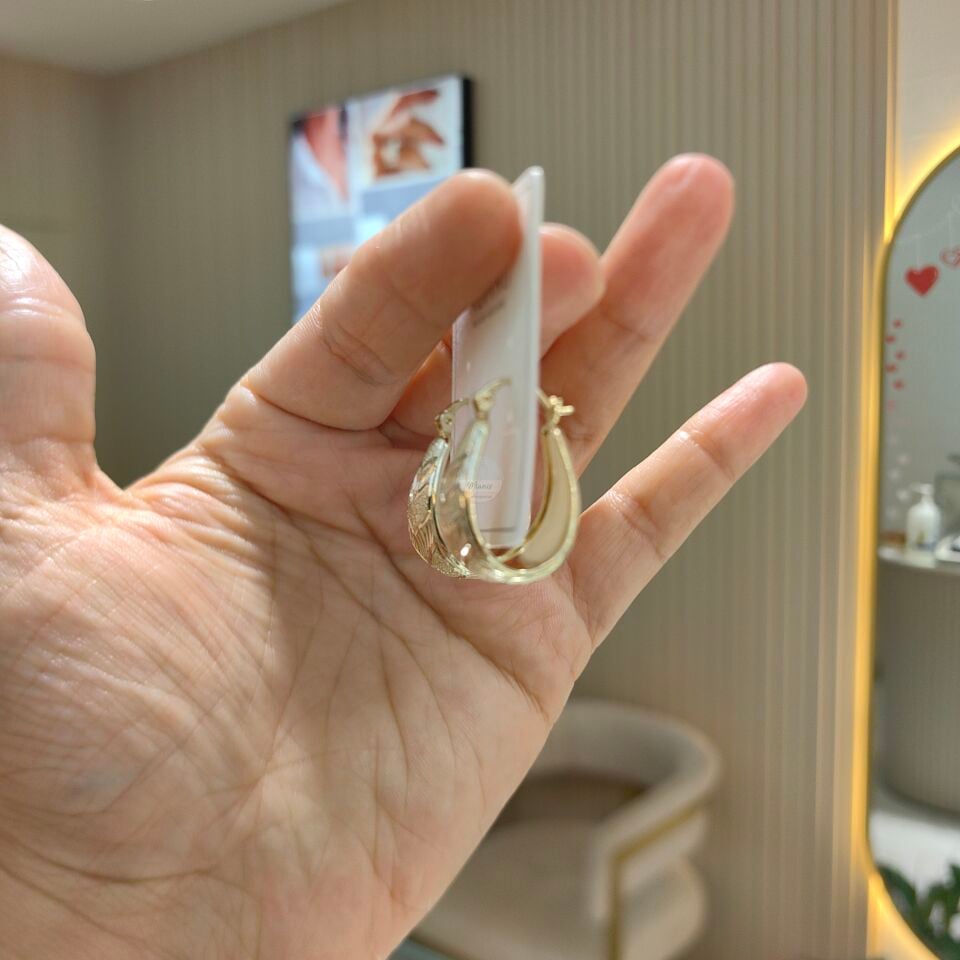 14K ALTIN KAPLAMA VİNTAGE KÜPE