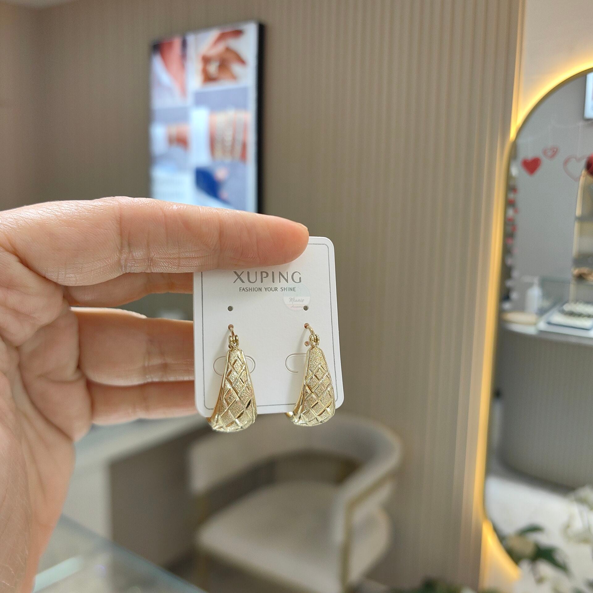 14K ALTIN KAPLAMA KÜPE