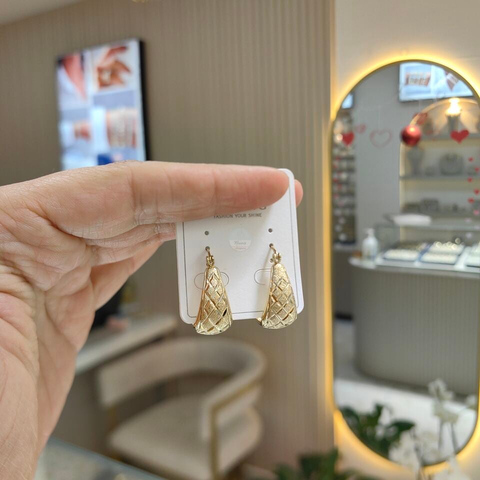 14K ALTIN KAPLAMA KÜPE