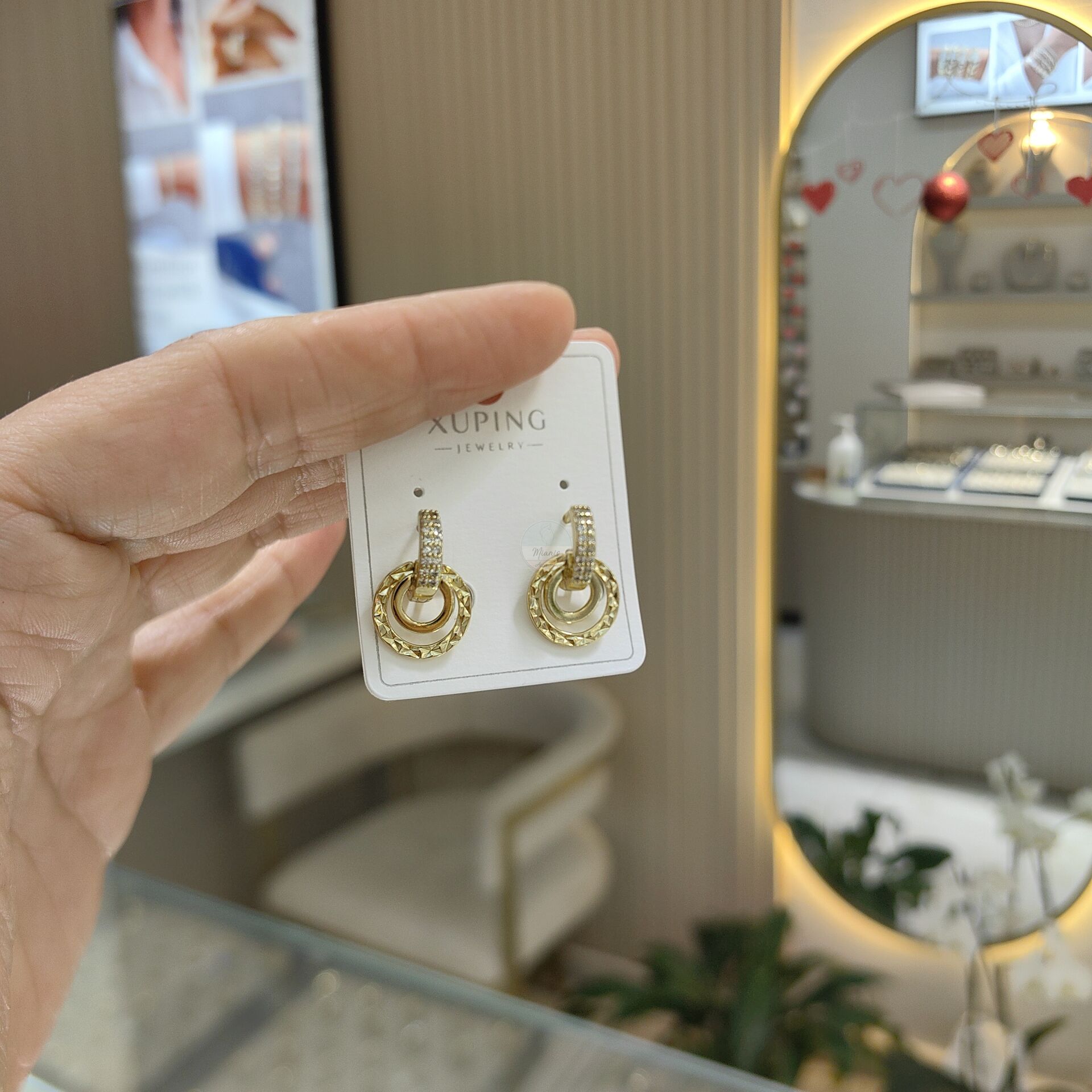 14K ALTIN KAPLAMA KÜPE
