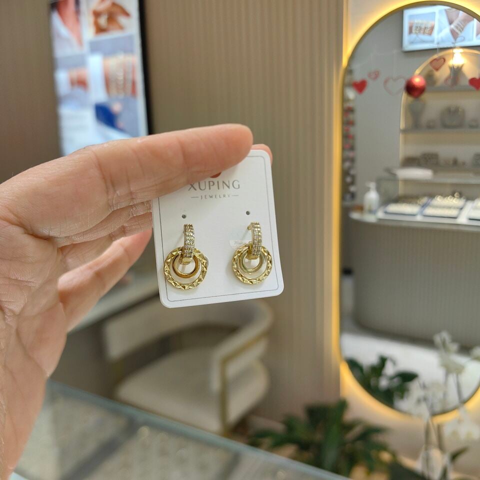 14K ALTIN KAPLAMA KÜPE