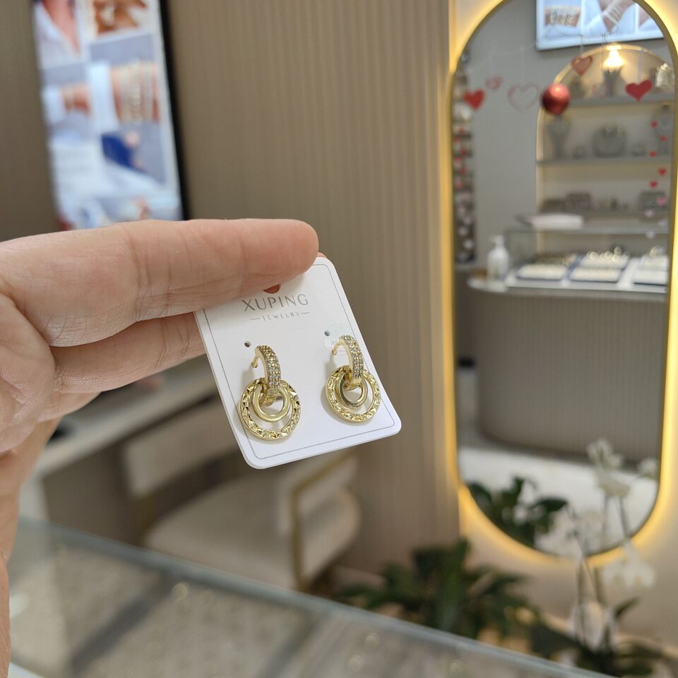 14K ALTIN KAPLAMA KÜPE