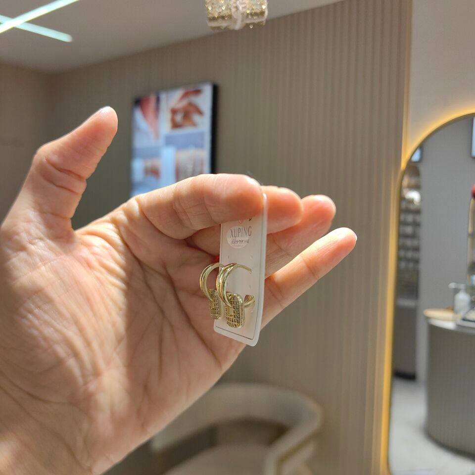 14K ALTIN KAPLAMA KÜPE