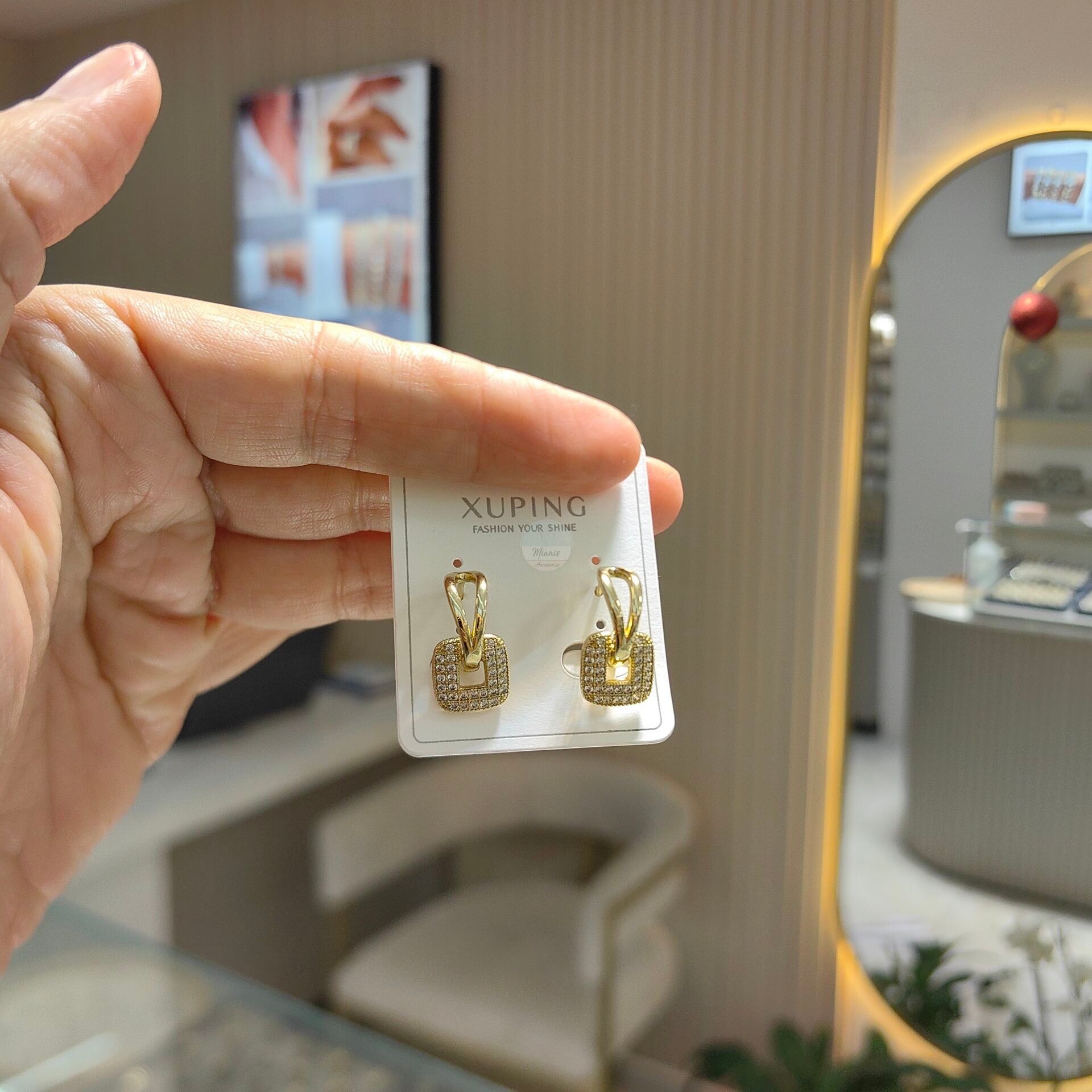 14K ALTIN KAPLAMA KÜPE