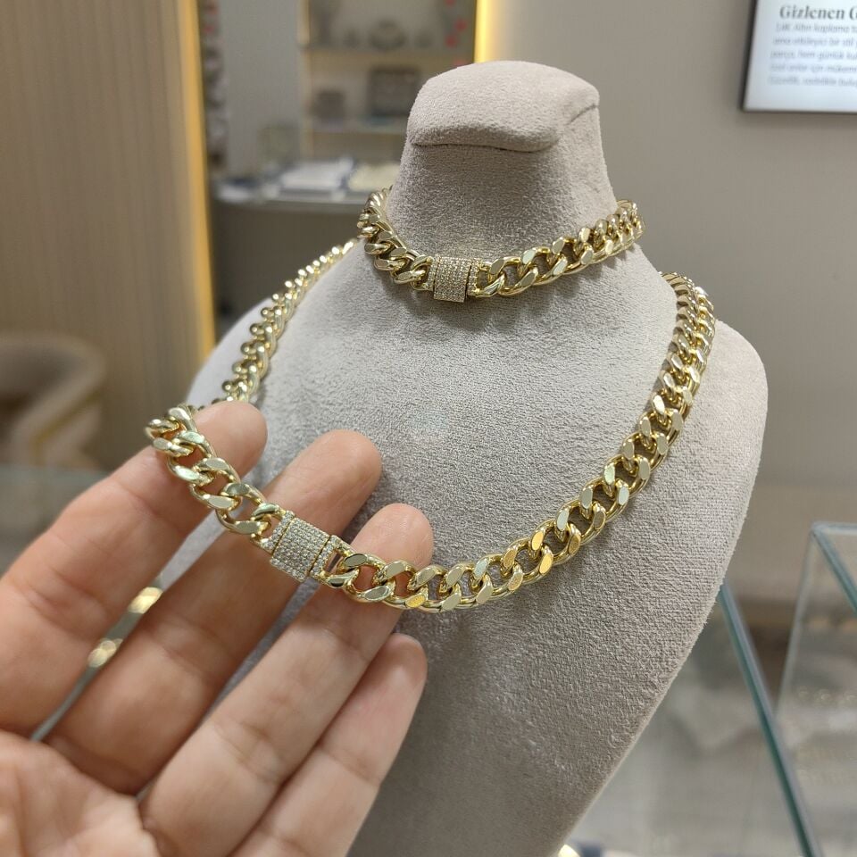 14K ALTIN KAPLAMA HALKA GURMET SET