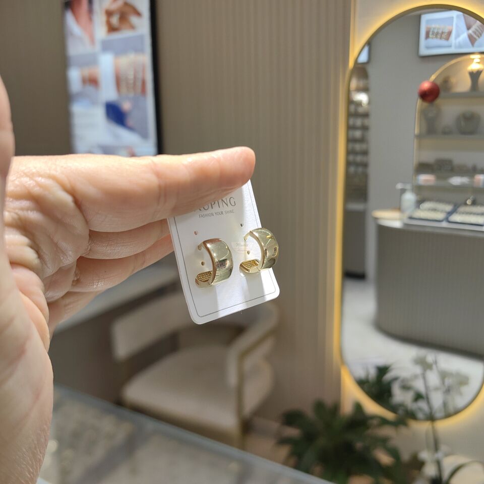 14K ALTIN KAPLAMA KÜPE