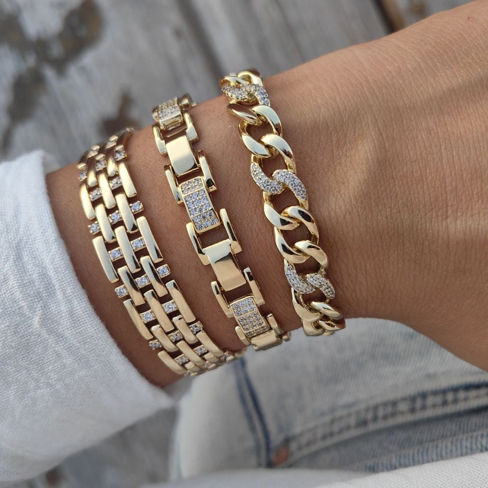 14K ALTIN KAPLAMA BAHAR BİLEKLİKLER