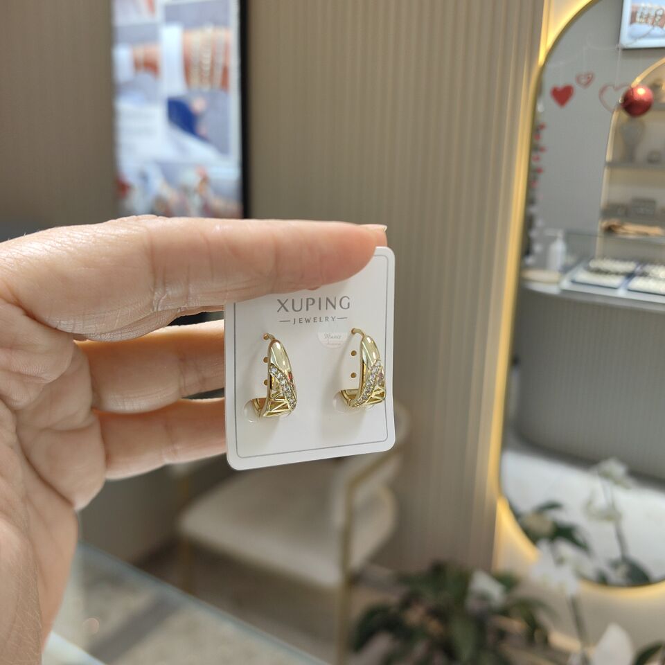 14K ALTIN KAPLAMA KÜPE