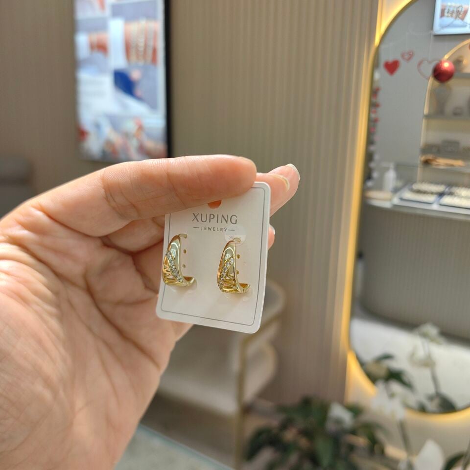 14K ALTIN KAPLAMA KÜPE