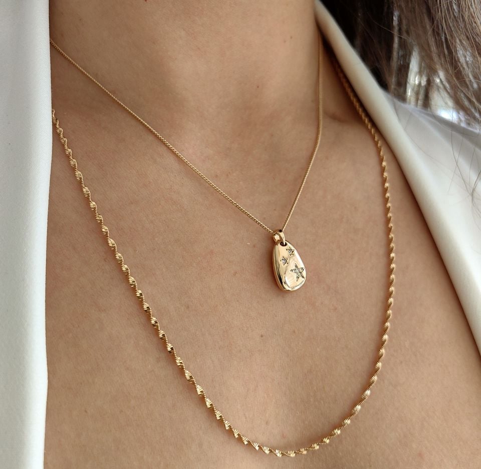 ROSE  KAPLAMA YILDIZ TAŞI KOMBİN