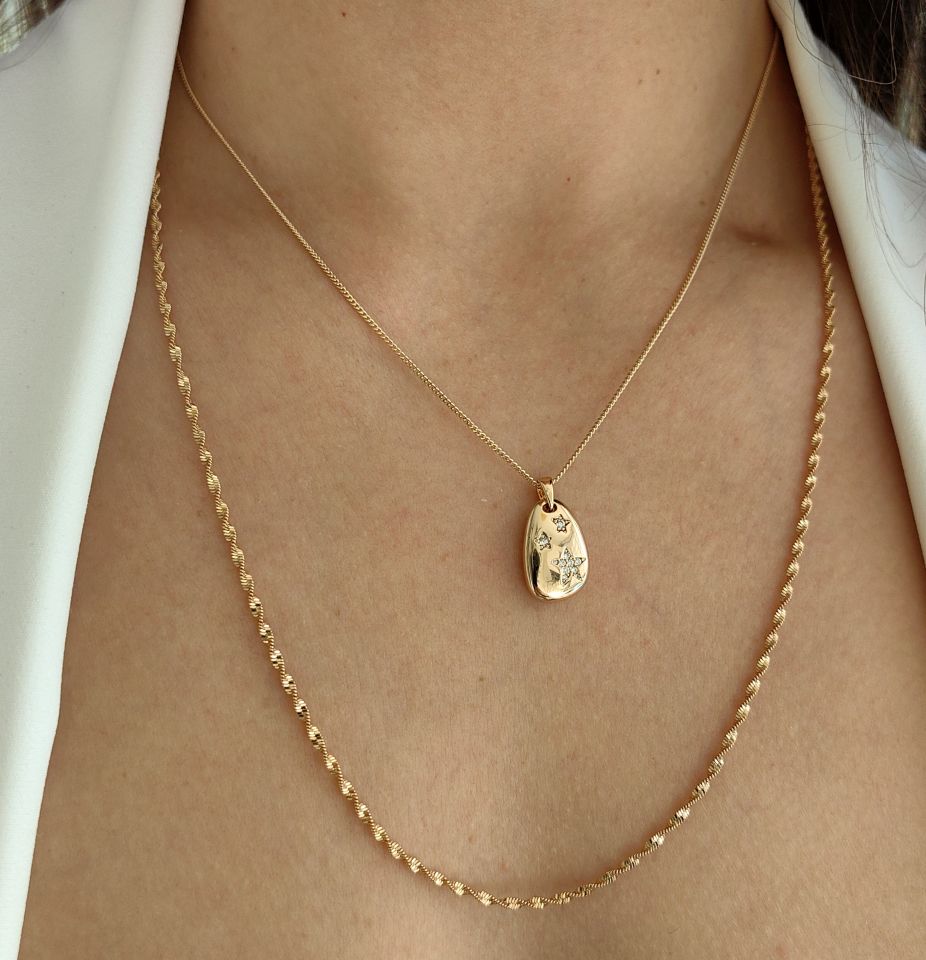 ROSE  KAPLAMA YILDIZ TAŞI KOMBİN