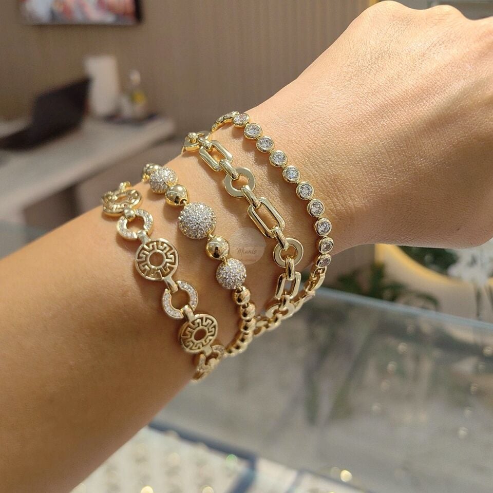 14K ALTIN KAPLAMA BİLEKLİKLER