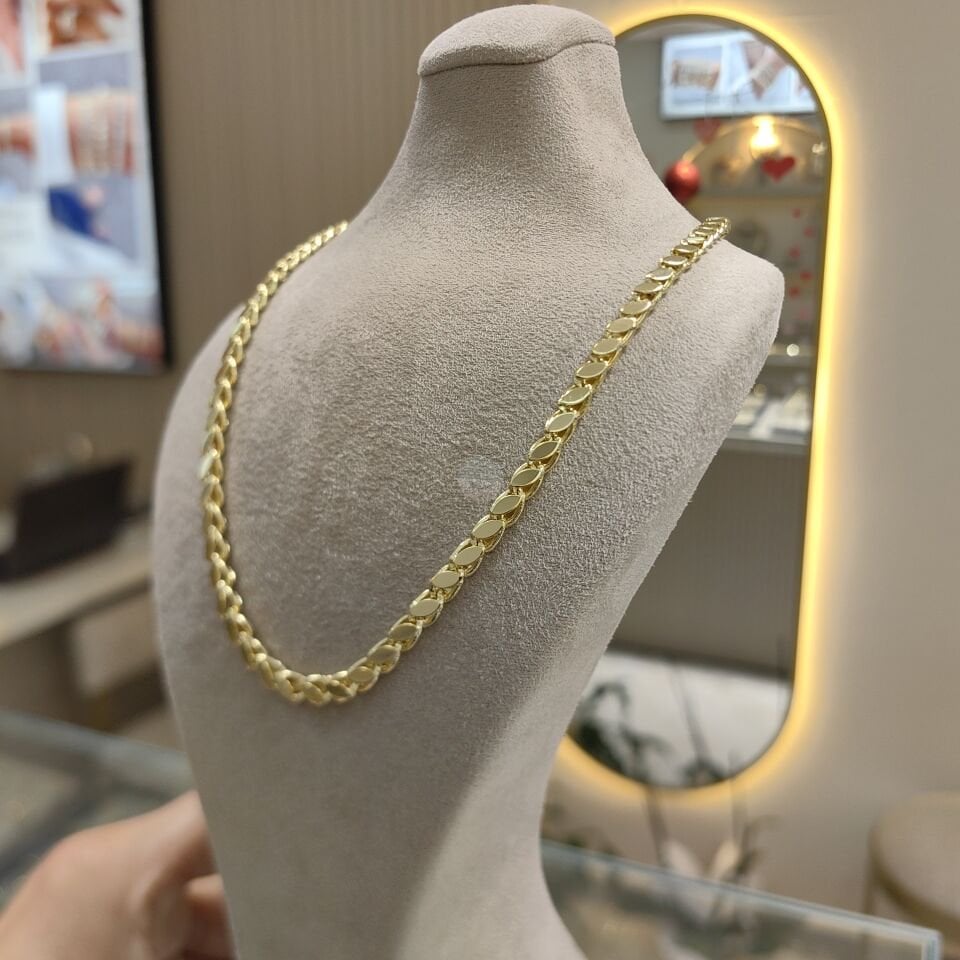 14K ALTIN KAPLAMA ARPA ZİNCİR