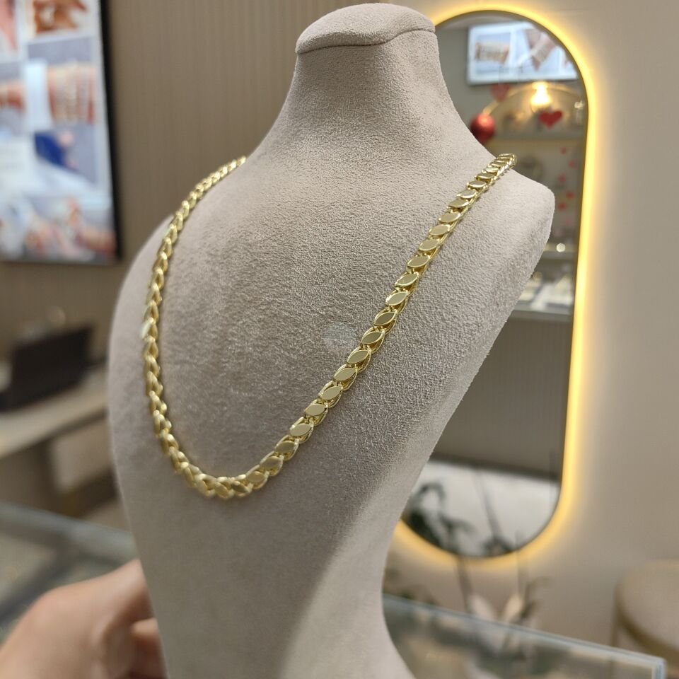 14K ALTIN KAPLAMA ARPA ZİNCİR