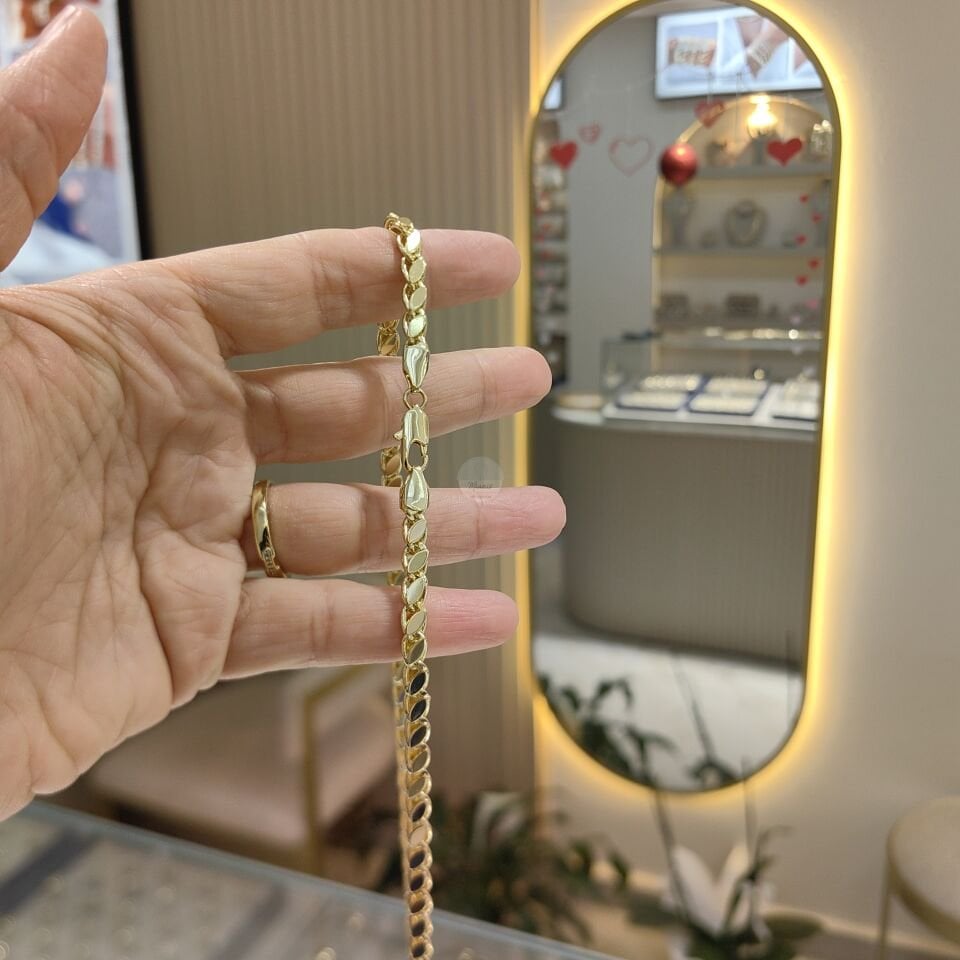 14K ALTIN KAPLAMA ARPA ZİNCİR