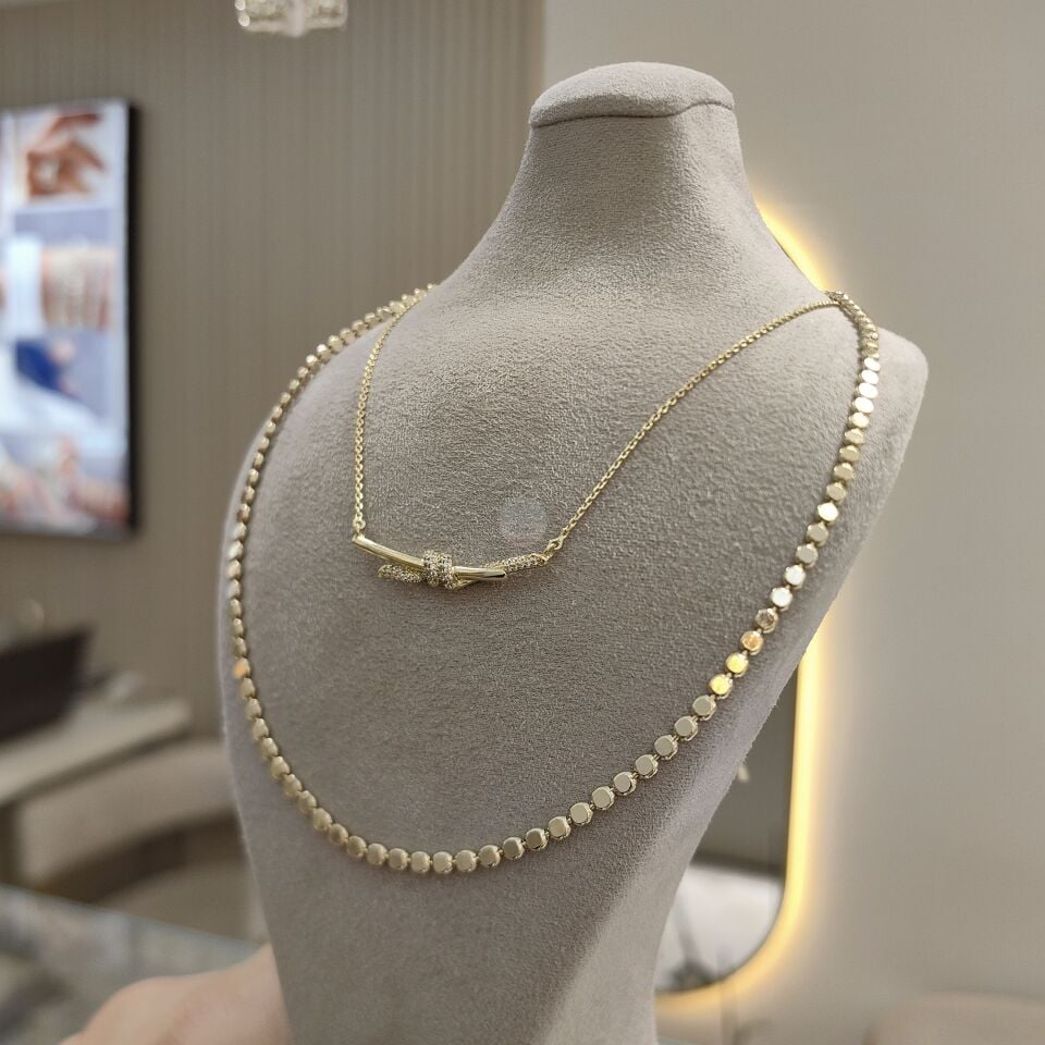 14K ALTIN KAPLAMA KOMBİN KOLYELER