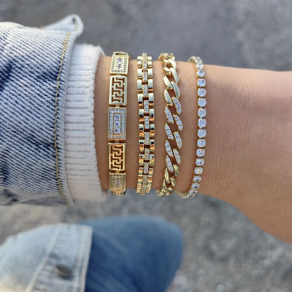 14K ALTIN KAPLAMA BİLEKLİKLER