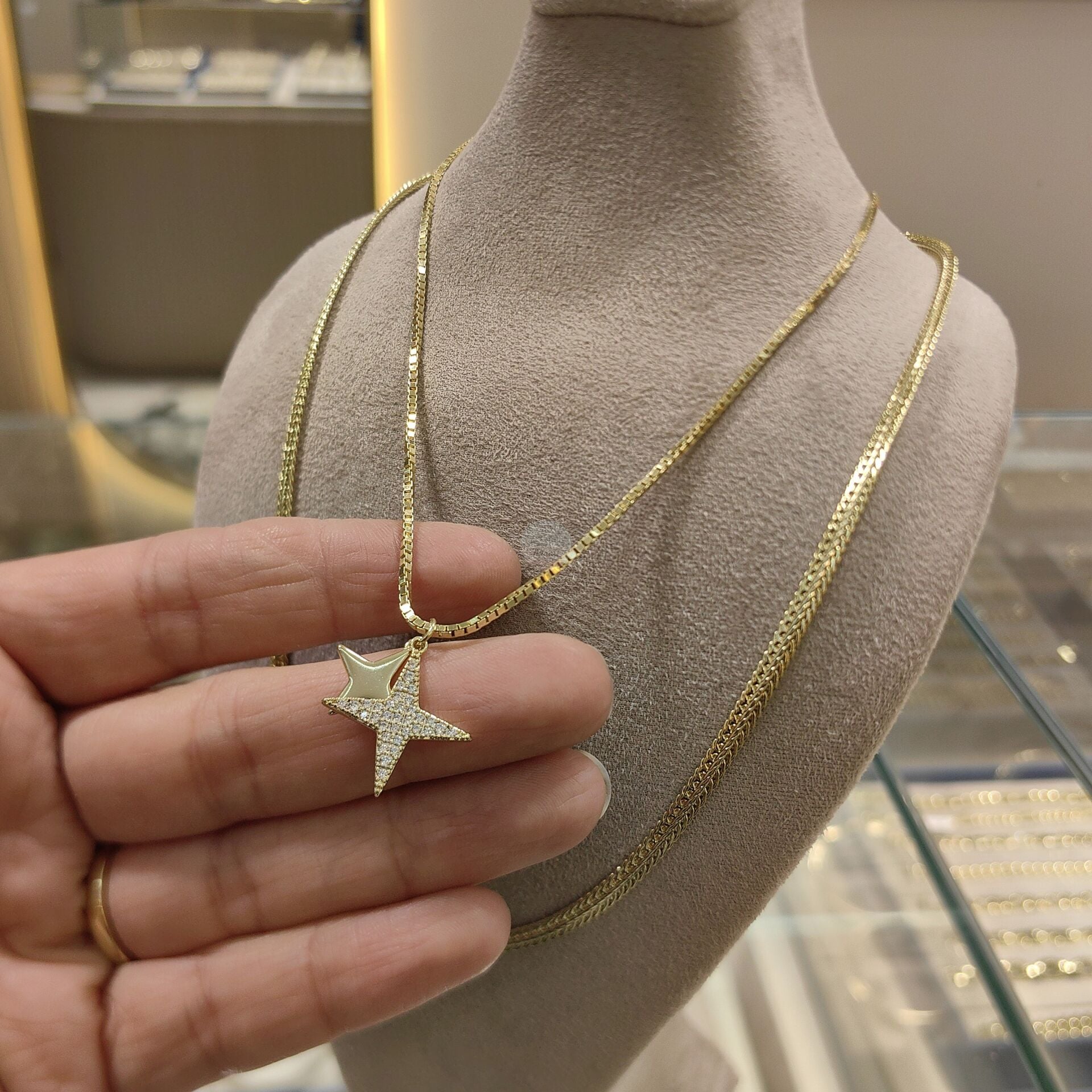 14K ALTIN KAPLAMA SİRİUS KOMBİN