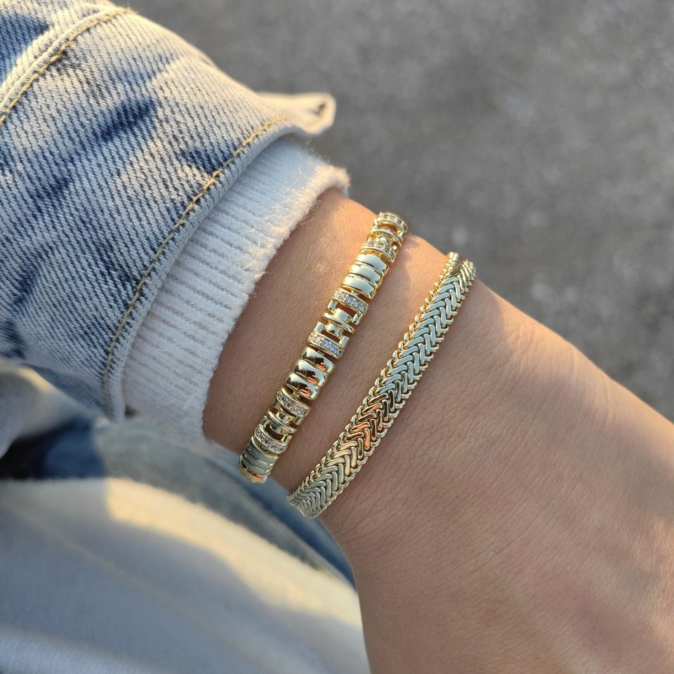 14K ALTIN KAPLAMA BİLEKLİKLER