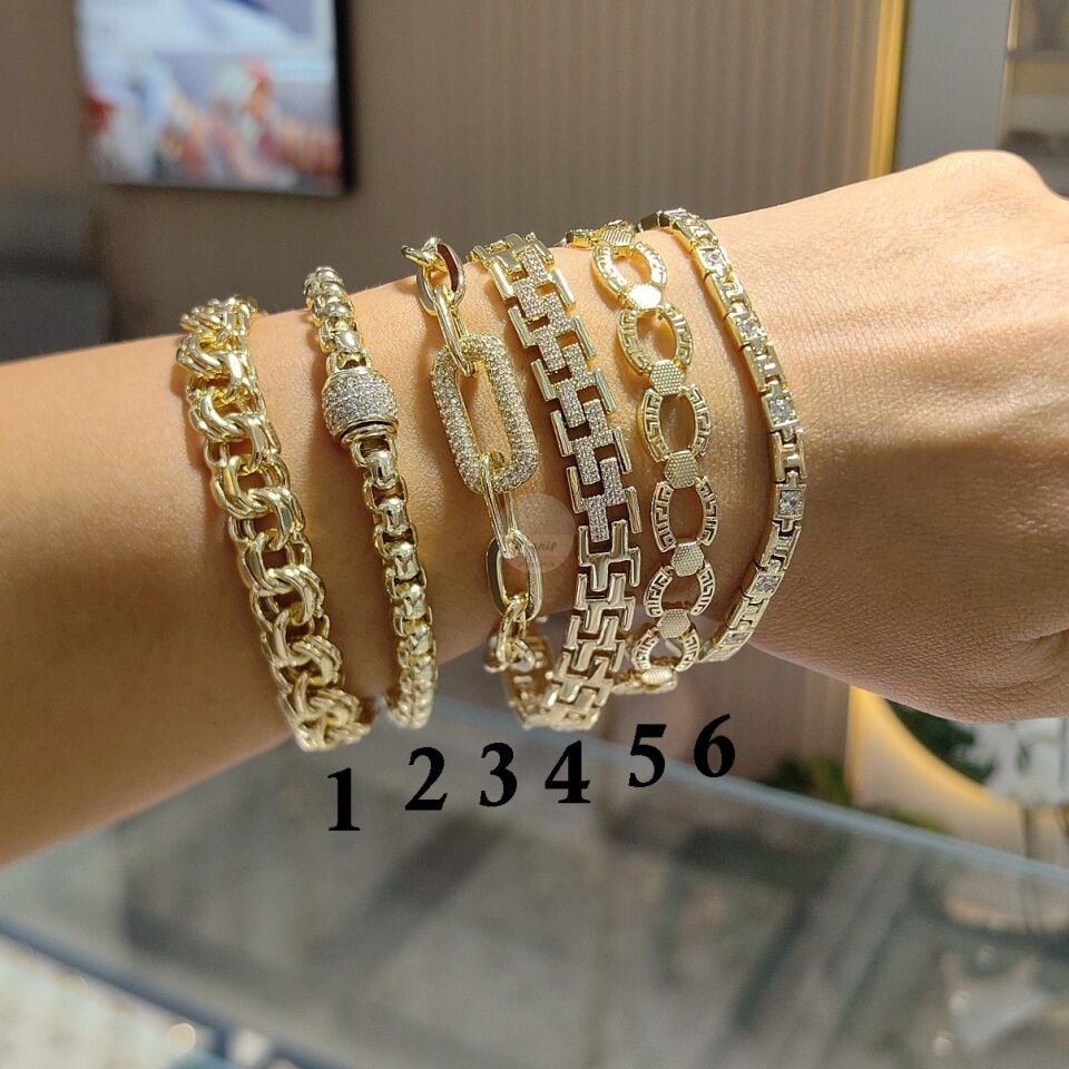 14K ALTIN KAPLAMA BİLEKLİKLER
