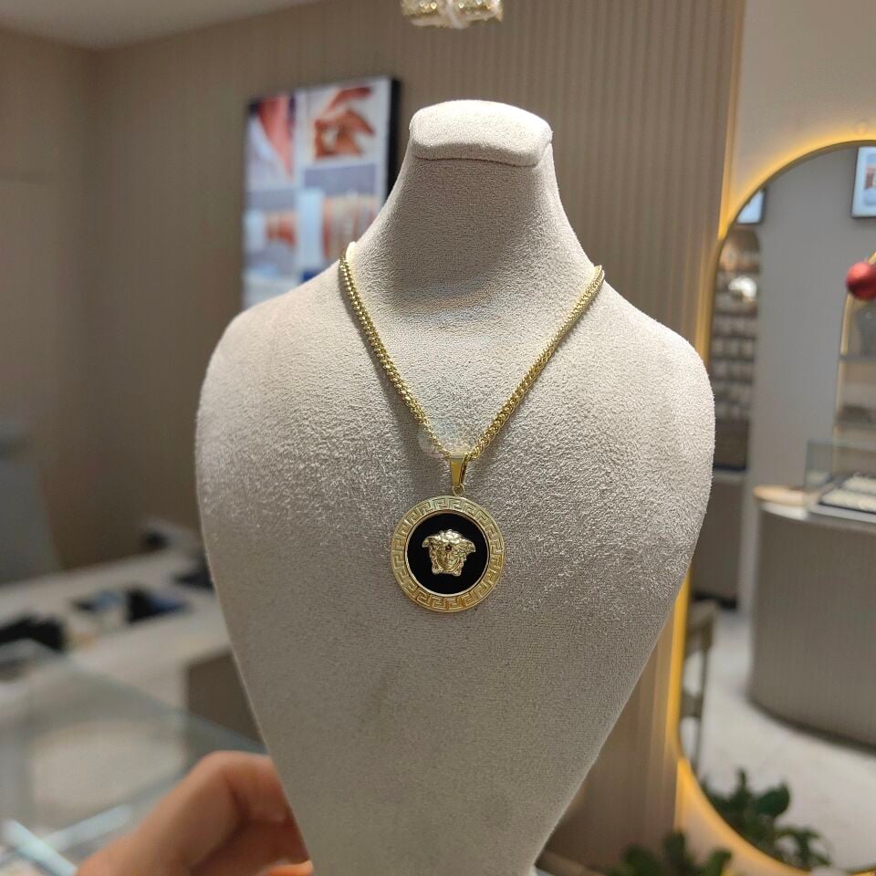 14K ALTIN KAPLAMA VRSCE KOLYE