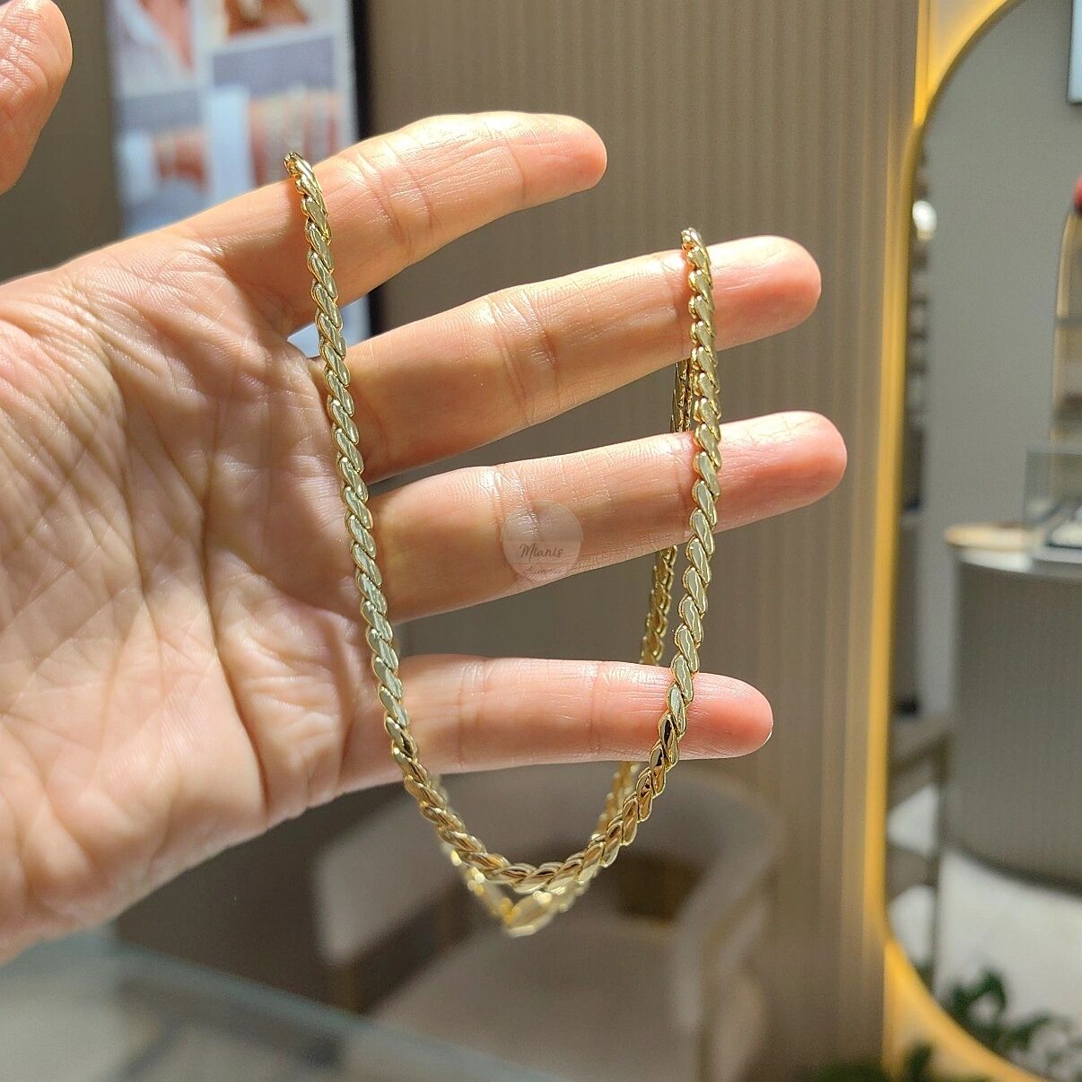 14K ALTIN KAPLAMA KUYUM ZİNCİR