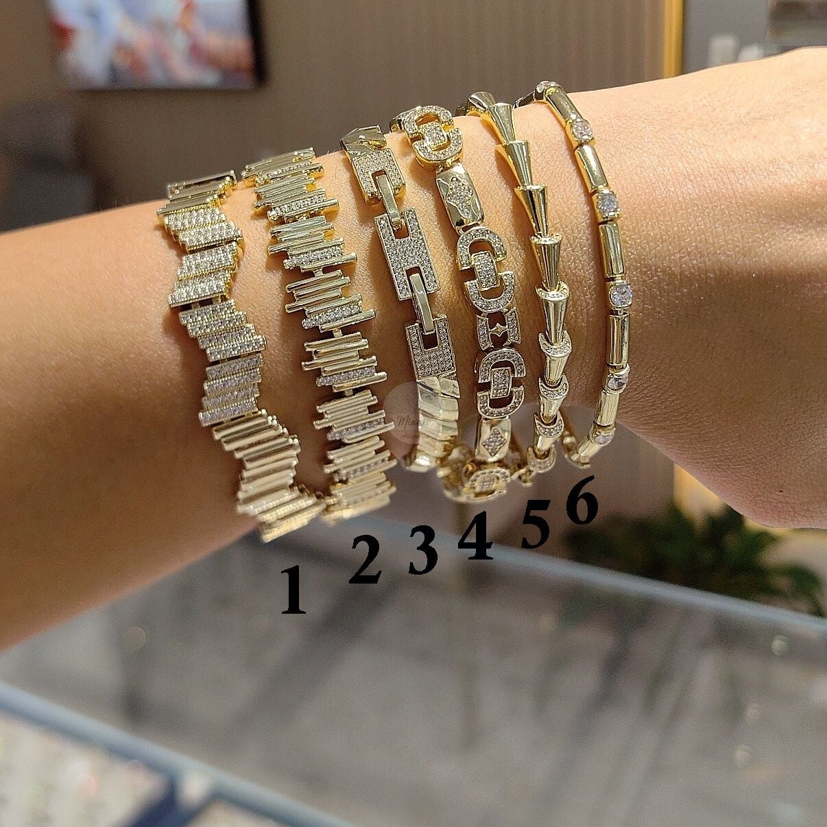 14K ALTIN KAPLAMA BİLEKLİKLER