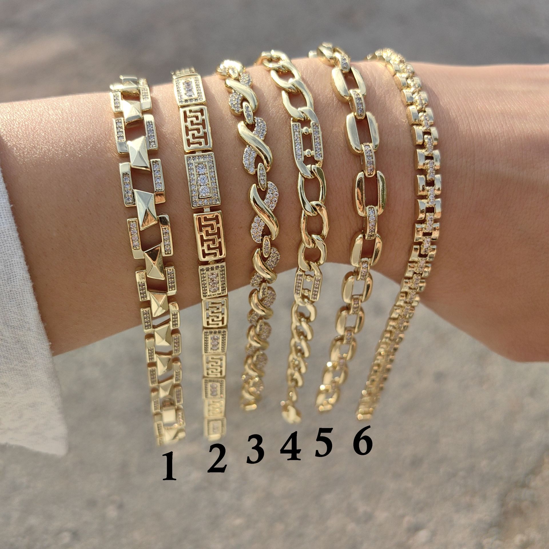 14K ALTIN KAPLAMA BİLEKLİKLER