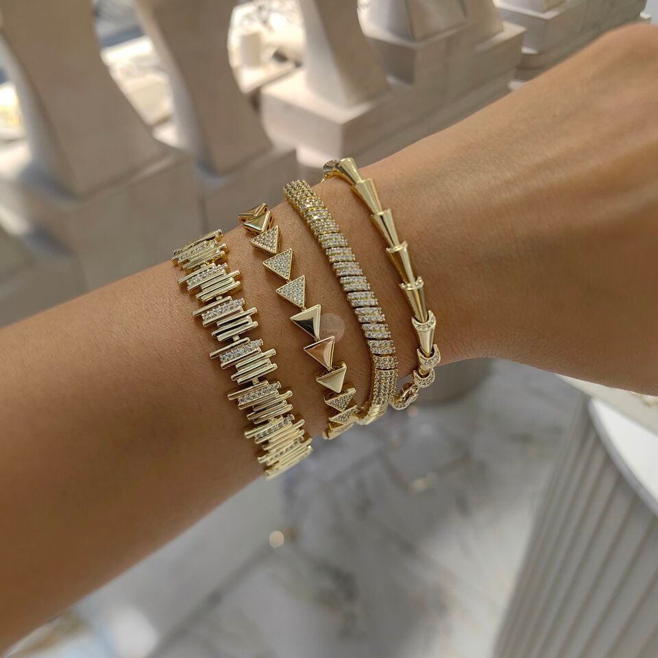 14K ALTIN KAPLAMA BİLEKLİKLER