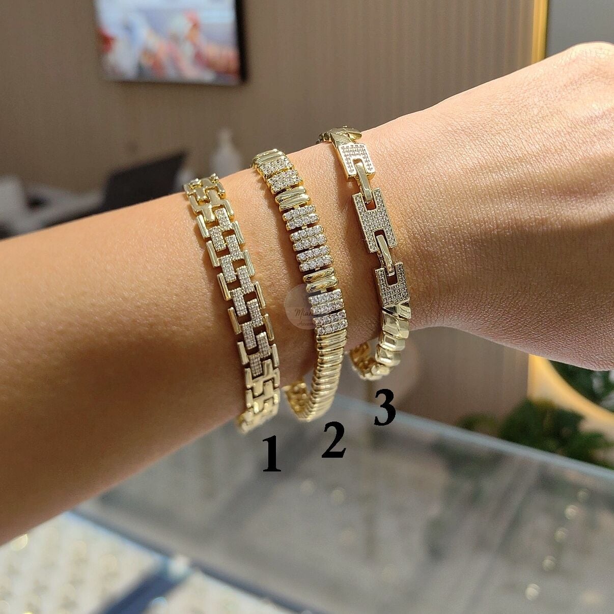 14K ALTIN KAPLAMA BİLEKLİKLER