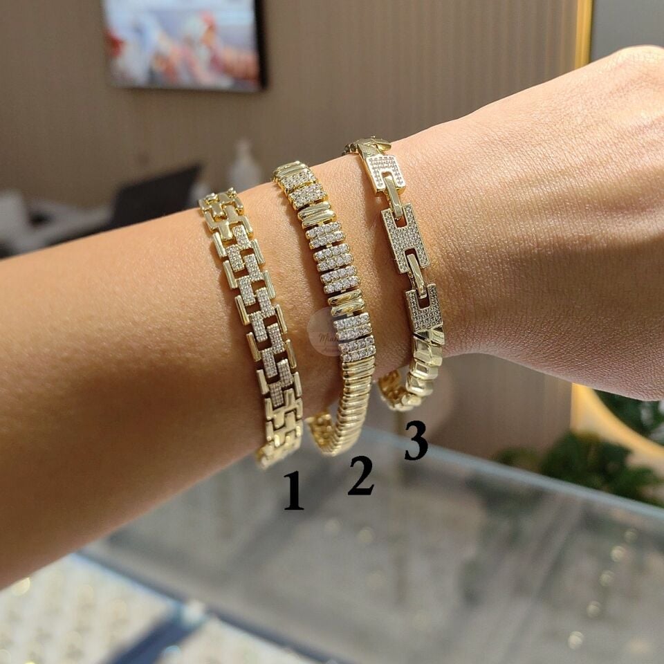 14K ALTIN KAPLAMA BİLEKLİKLER