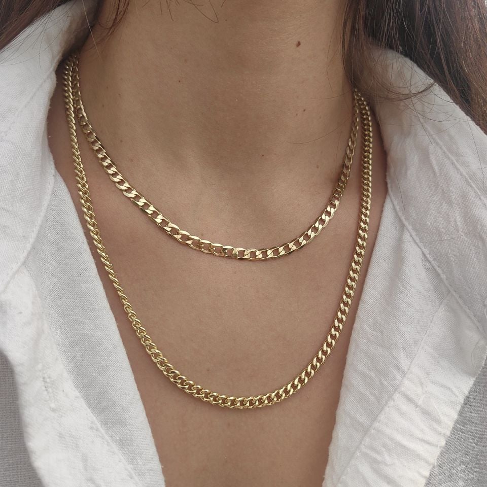 14K ALTIN KAPLAMA SPOR ZİNCİRLER