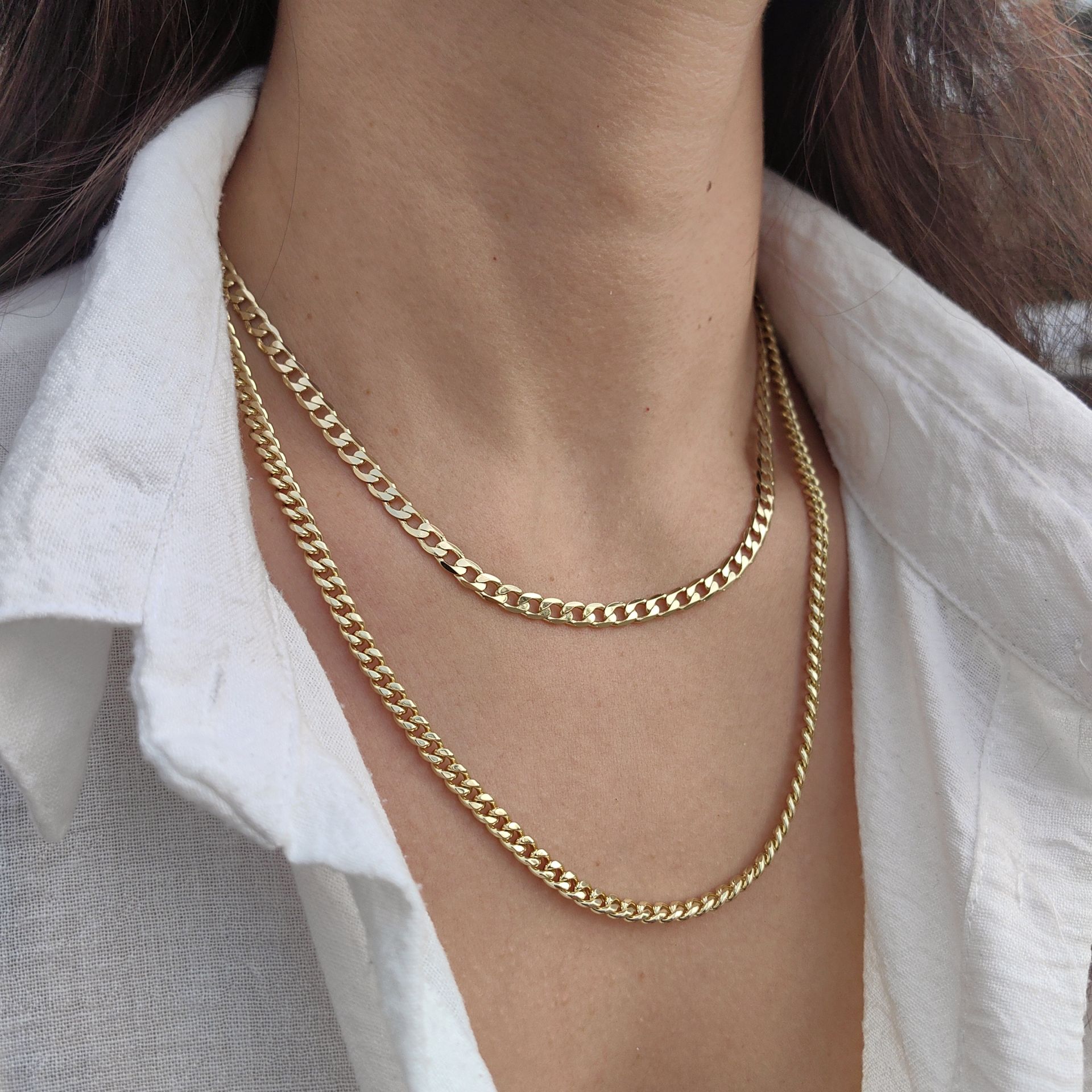 14K ALTIN KAPLAMA SPOR ZİNCİRLER