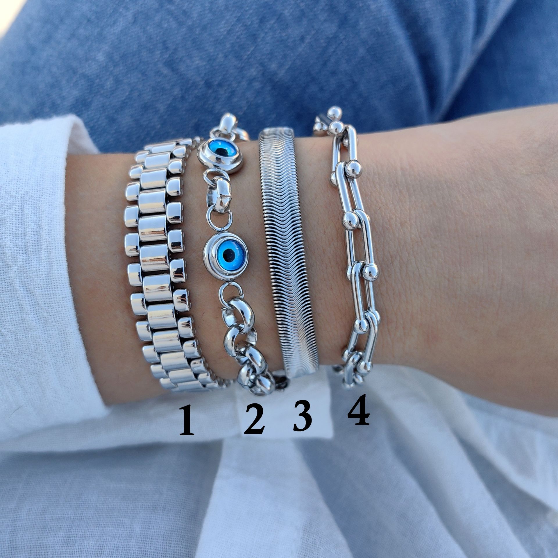 SİLVER RENK BİLEKLİKLER